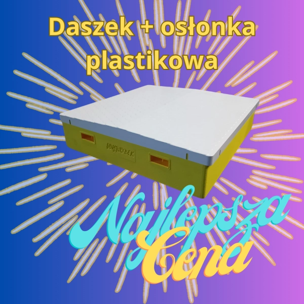 Daszek Wielkopolski malowany + plastikowa osłonka na daszek (Zestaw)